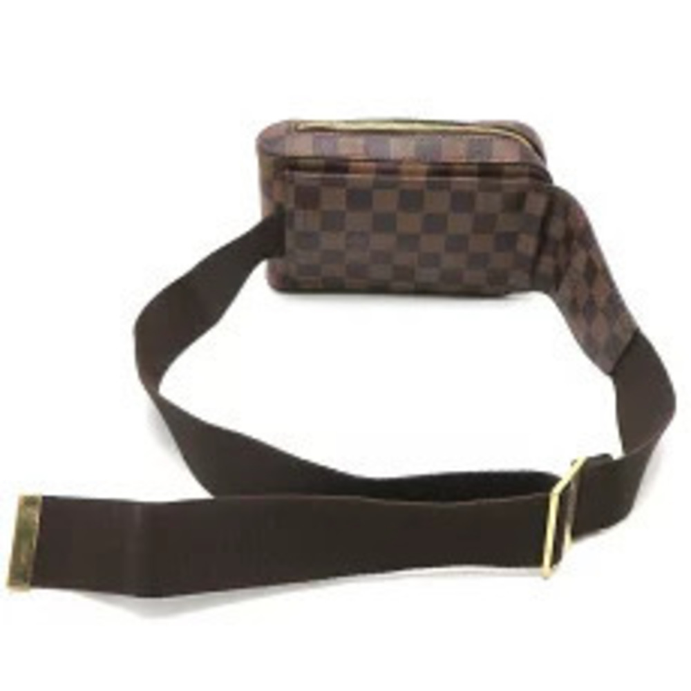 Louis Vuitton Geronimos Ebene Belt Crossbody Brown Bum Body Damier Bag Brown